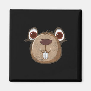 Respect The Groundhog Funny Groundhog Day Magnet