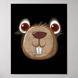 Respect The Groundhog Funny Groundhog Day  Poster