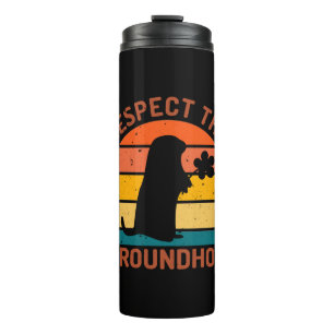 Respect The Groundhog Thermal Tumbler