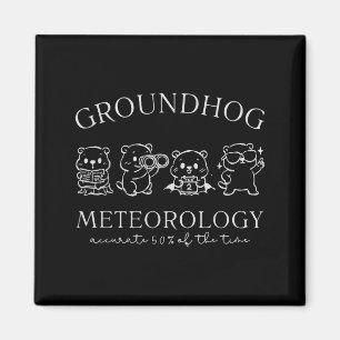 Respect The Groundhogs Funny Woodchuck Women Men B Magnet