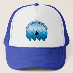 Respect The Locals - Shark Awareness Trucker Hat