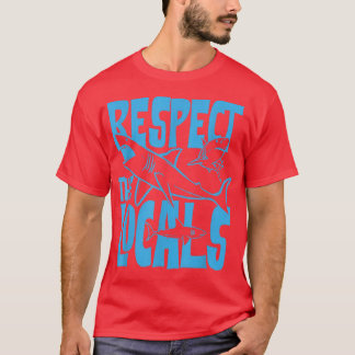 Respect The Locals Shark Ocean Animal Rights Biolo T-Shirt