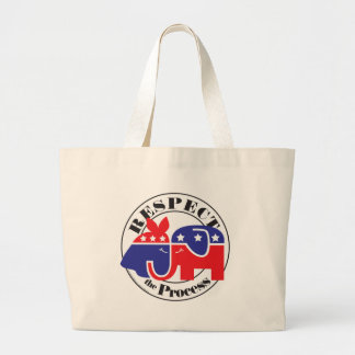 Respect the Process Large Tote Bag