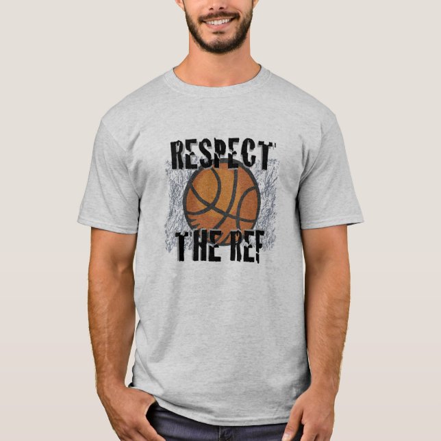 Respect the Ref Basketball Tee (Front)