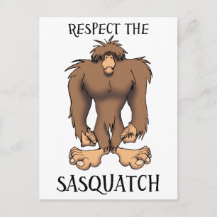 RESPECT THE SASQUATCH POSTCARD