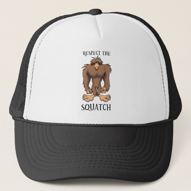RESPECT THE SQUATCH TRUCKER HAT (Front)