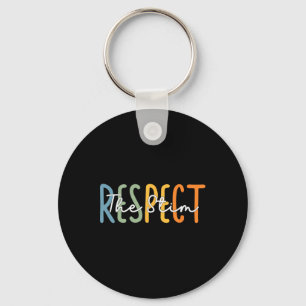 Respect The Stim Special Education Teacher Autism Key Ring