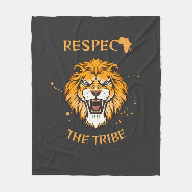 Respect The Tribe | Fleece Blanket (Front)