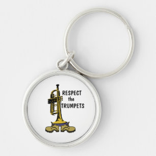Respect the Trumpets Key Ring