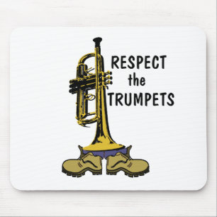 Respect the Trumpets Mouse Mat
