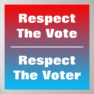 Respect The Vote and Voter Poster