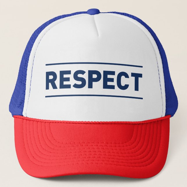 Respect Trucker Hat (Front)