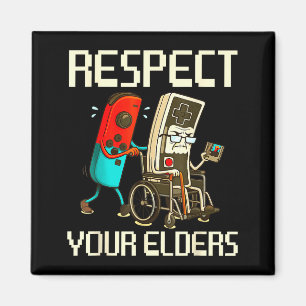 Respect Your Elders Gaming Clic  Magnet