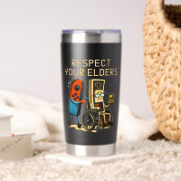 Respect Your Elders Gaming Control Retro Funny