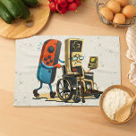 Respect Your Elders Gaming Control Retro Funny Tea Towel<br><div class="desc">Level up your style with this Respect Your Elders Gaming Control Retro Funny Gamer design—a must-have for classic gaming fans and modern gamers alike. Featuring a vintage retro game controller and bold humor, this design celebrates old-school gaming skills with a playful message that every gamer understands. Perfect for retro gamers,...</div>