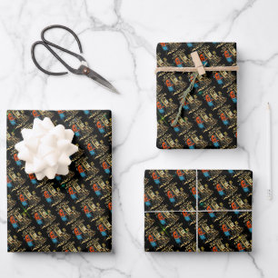 Respect Your Elders Gaming Control Retro Funny Wrapping Paper Sheet