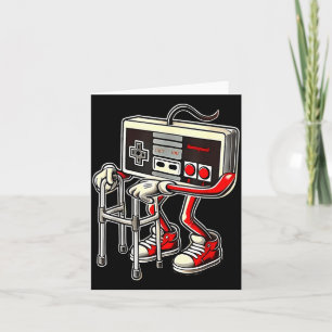 Respect Your Elders Retro Gaming Funny Gamer Contr Card