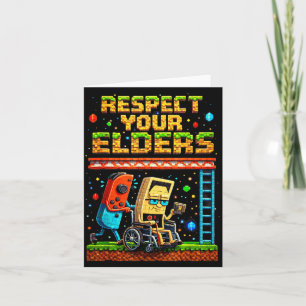 Respect Your Elders Retro Gaming Xel Gamer Control Card