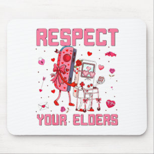 Respect Your Elders Video Game Gaming Controller Mouse Mat