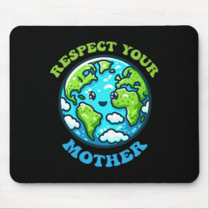Respect Your Mother For Earth Day Climate Change Mouse Mat