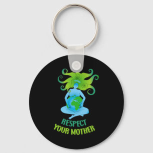 Respect Your Mother Vegan Activism T Shirt_1 Key Ring