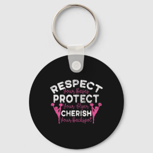 Respect Your Ses Cheerleader - Cheerleading Girl G Key Ring