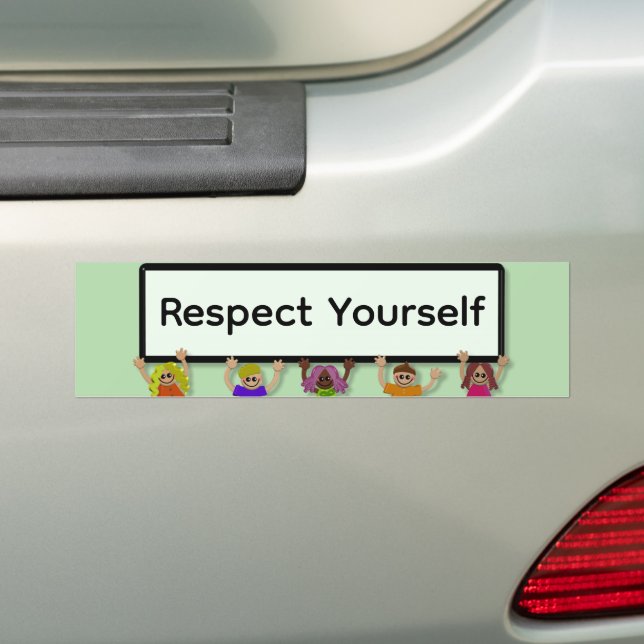Respect Yourself Bumpersticker Bumper Sticker (On Car)