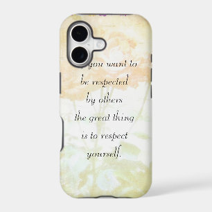 Respect Yourself (Dostoyevsky Quote) Iphone 5 Case