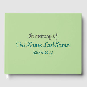 Respectable and Plain Sympathies Guestbook