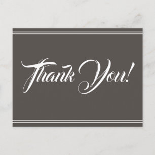 Respectable & Dapper "Thank You!" Postcard