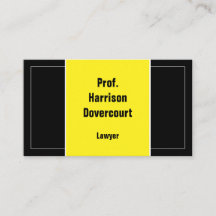 Respectable, Humble & Professional Business Card