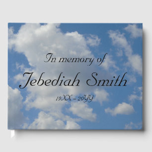 Respectable & Plain Funeral/Memorial Guestbook