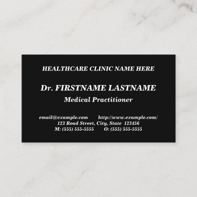 Respectable, Simple & Corporate Business Card (Front)