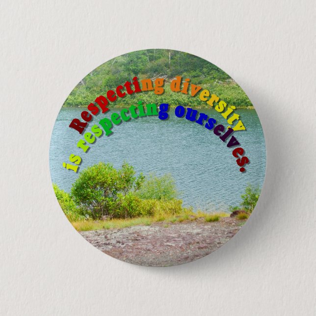 Respecting Diversity Button (Front)