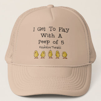 Respiratory "5 of Peep" Funny T-Shirts and Gifts Trucker Hat