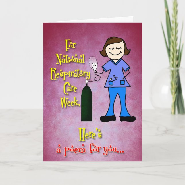 Respiratory Care Week Thank You Card (Front)