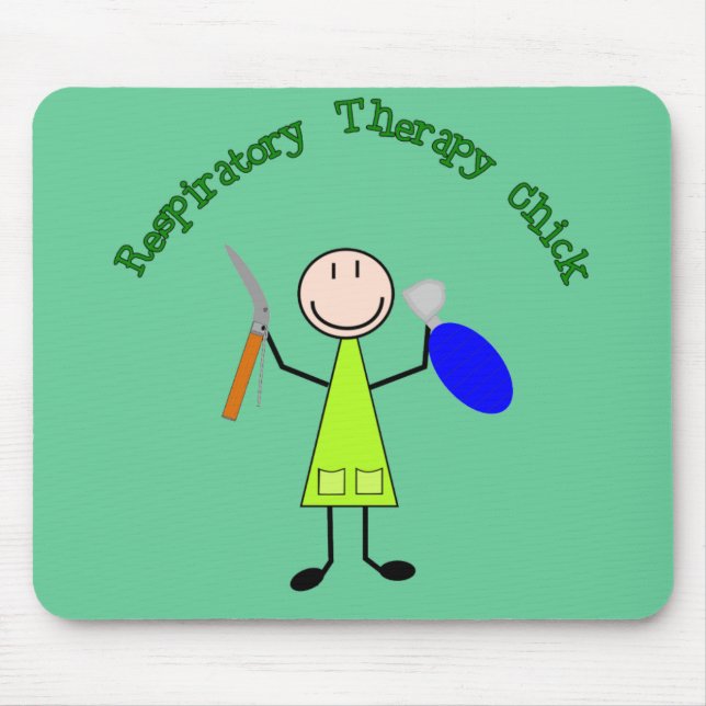 Respiratory Chick Mouse Mat (Front)