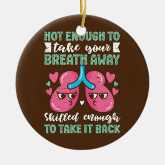 Respiratory Lungs Therapy RT Respiratory Ceramic Tree Decoration