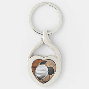 Respiratory Soccer Covid Protection Key Ring