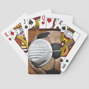 Respiratory Soccer Covid Protection Playing Cards