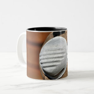 Respiratory Soccer Covid Protection Two-Tone Coffee Mug