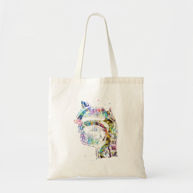 Respiratory system tote bag (Front)