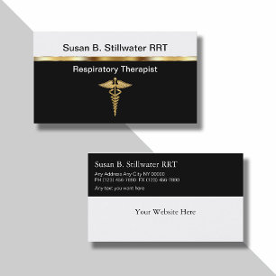 Respiratory Therapist Business Cards