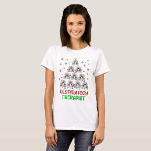 Respiratory Therapist Christmas Lung Tree T-Shirt
