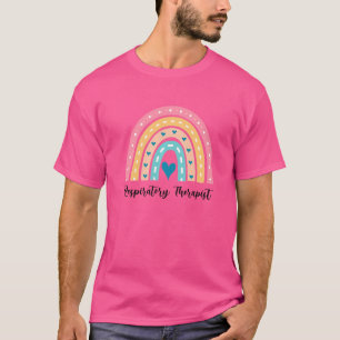 Respiratory Therapist Cute Rainbow Therapy Lung Do T-Shirt