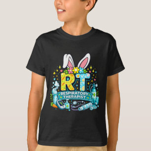 Respiratory therapist easter bunny funny rt humour T-Shirt