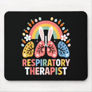 Respiratory Therapist Funny Easter Bunny Spring He Mouse Mat
