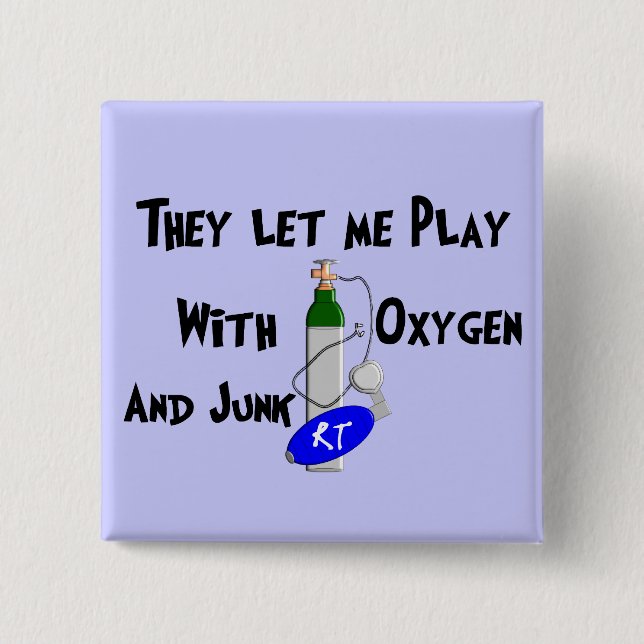 Respiratory Therapist Funny Gifts 15 Cm Square Badge (Front)