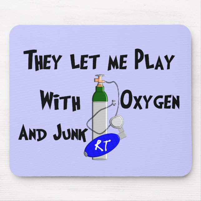 Respiratory Therapist Funny Gifts Mouse Mat (Front)