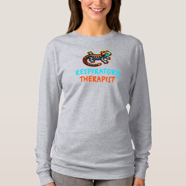 Respiratory Therapist Gecko T-shirt (Front)
